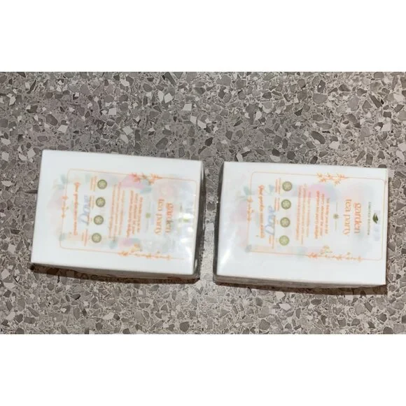 Dove Garden Tea Party Bar Soap Honeysuckle Gardenia Two 4 Bar Pack Bars NEW - Picture 2 of 8